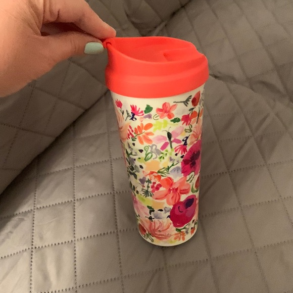 Floral Kate spade on the go mug - Picture 1 of 3